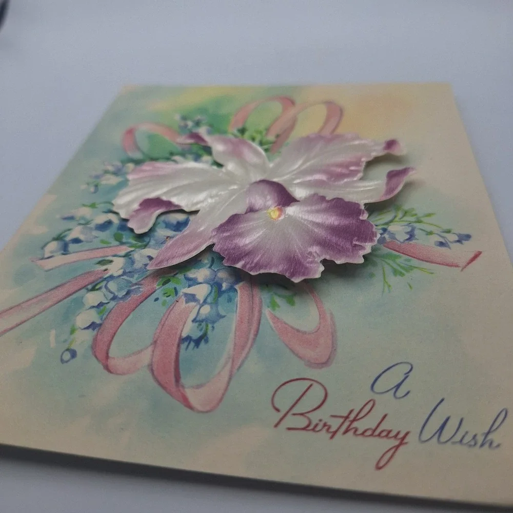 Satin Blossoms vintage satin